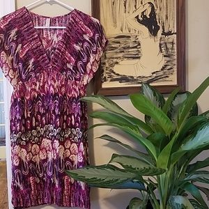 Purple and White Xhileration Dress